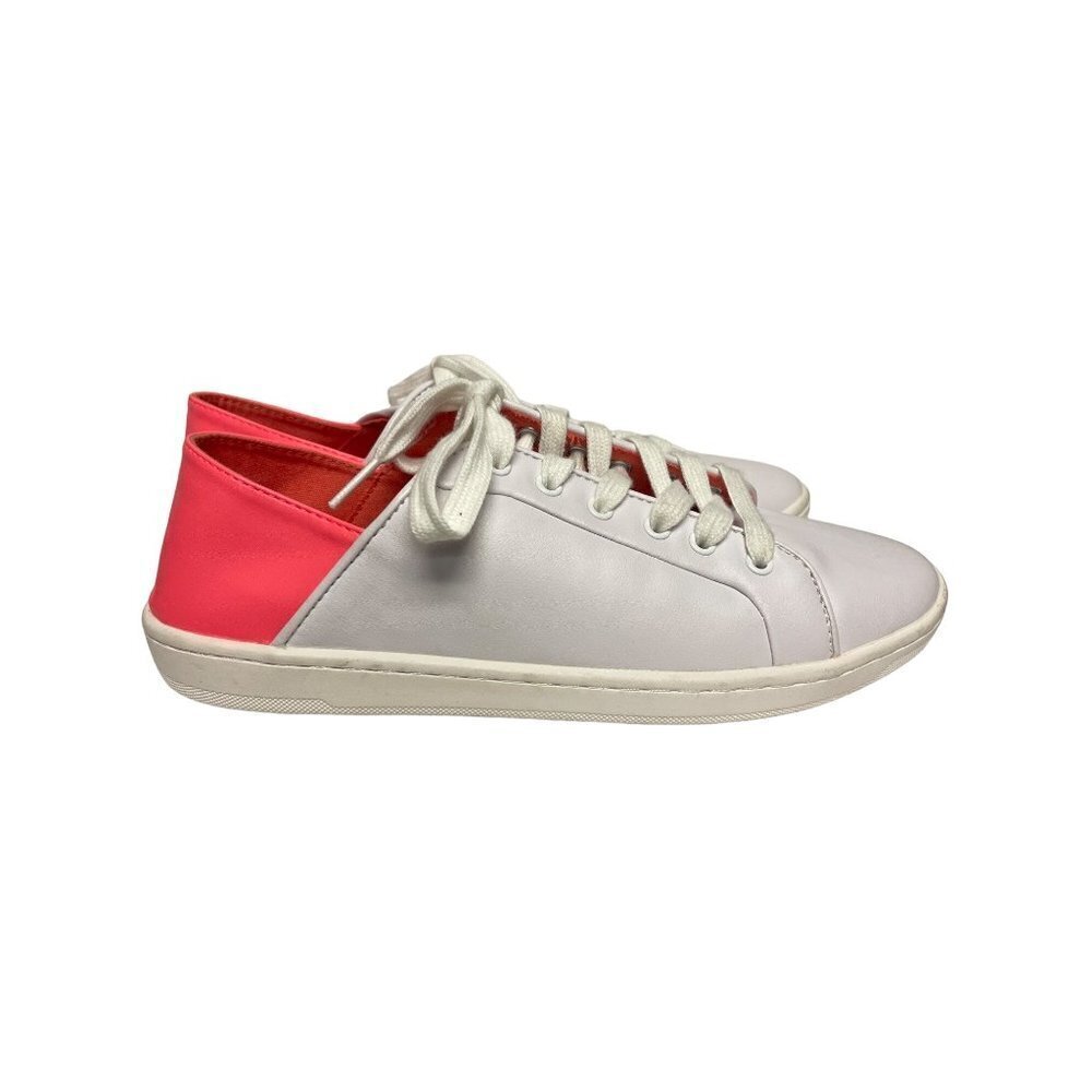 Zara Basics White Pink Two Tone Sneakers Women's Size 39 US 8